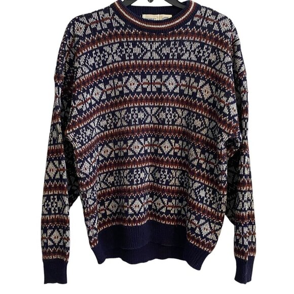 Vintage Robert Bruce Fair Isle Sweater - Picture 1 of 5